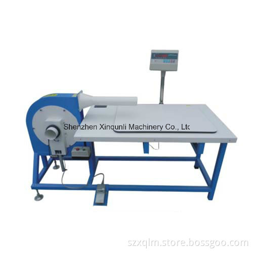 Fiber&Feather&Foam Filling Machine (with weighing) (ESF005-2B+2T)